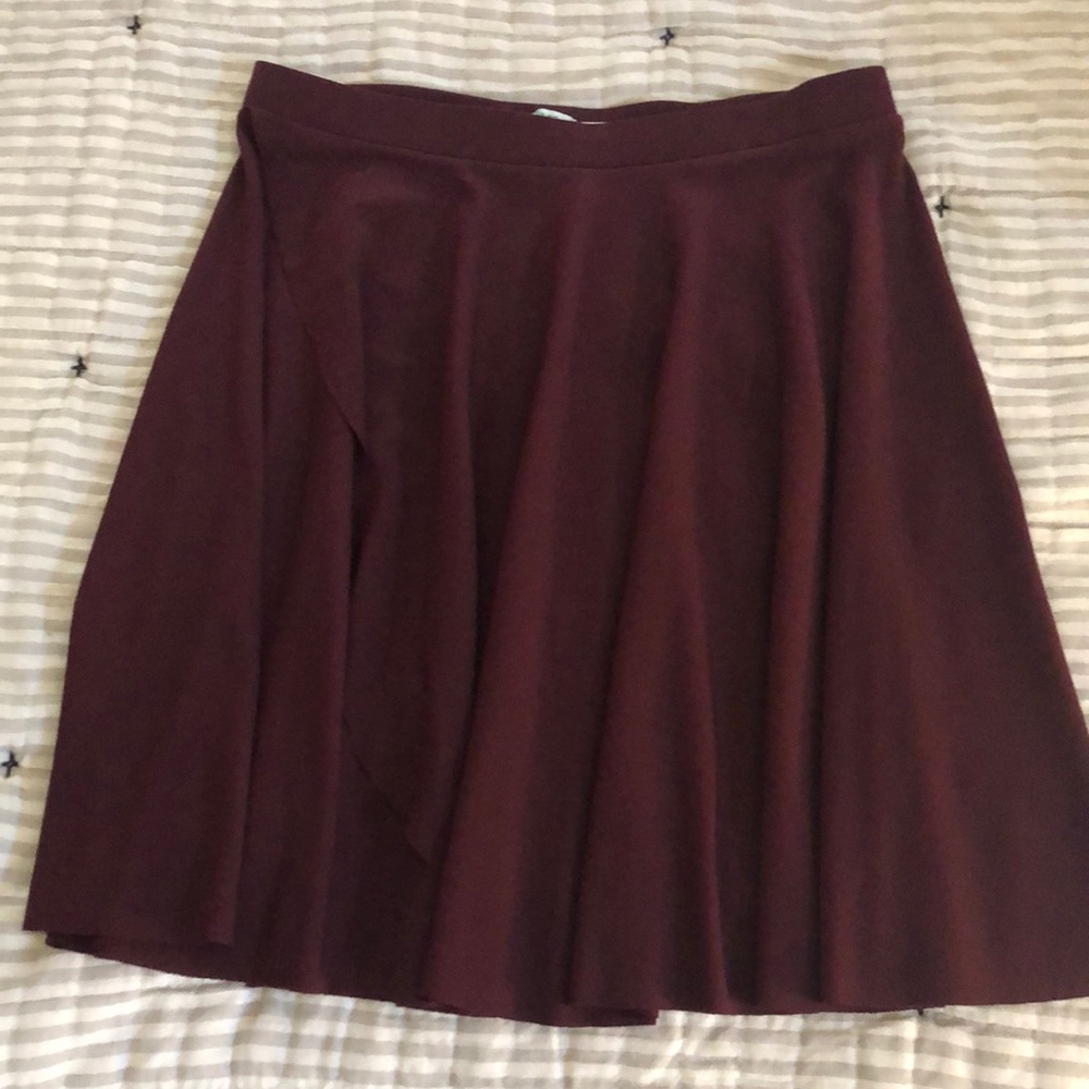 Kimchi Blue burgundy skirt
